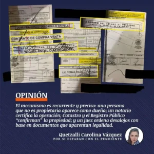 HAY MÁS NOMBRES DETRÁS DEL DESPOJO DEL LLAMADO “CÁRTEL INMOBILIARIO” DE VERACRUZ.