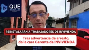 REINSTALARÁN A TRABAJADORES DE INVIVIENDA
